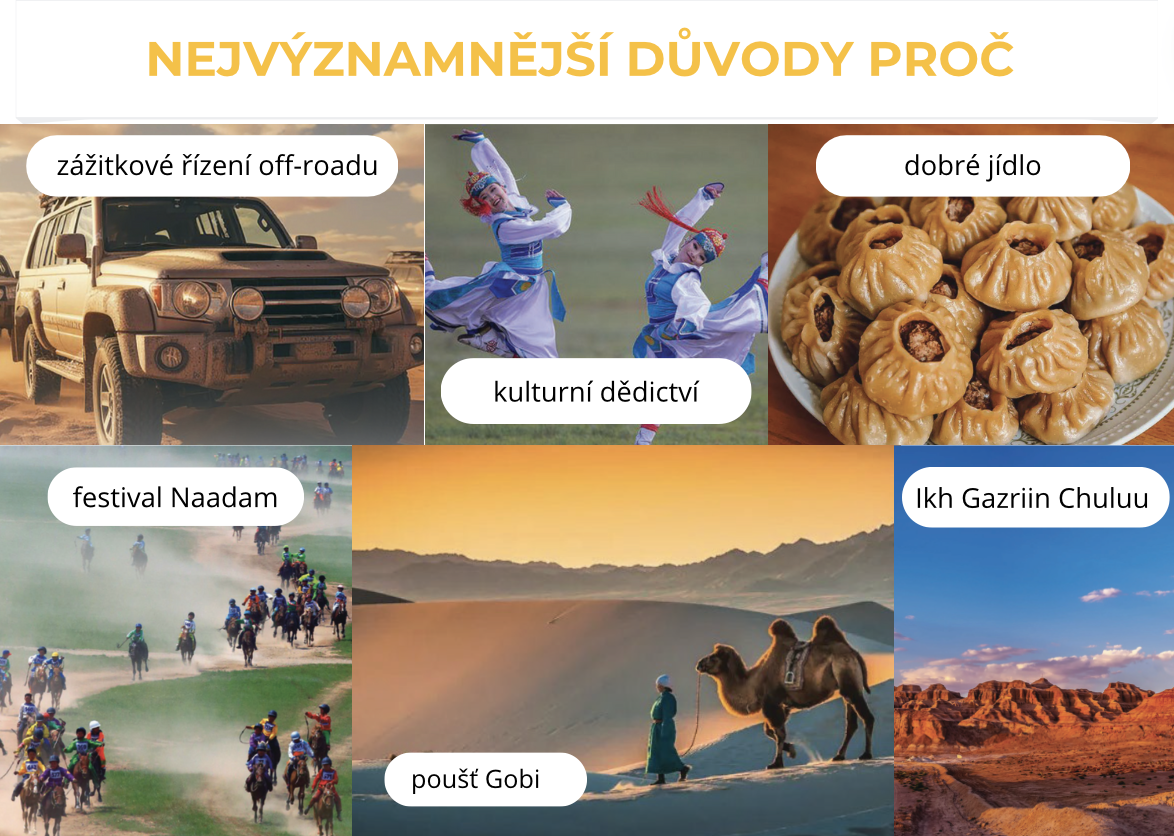 Mongolsko | Self-Drive Expedice | Offroad | Červenec 2024 | Dobrodružství za volantem | Divoká příroda | Luxusní ubytování | All inclusive | teambuilding | rezervace online